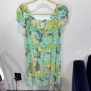 Maggie L Floral Off-Shoulder Dress Size 12